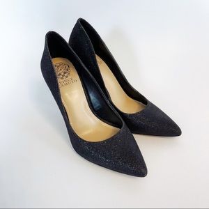 ‼️SOLD‼️Vince Camuto Glitter Black Heels